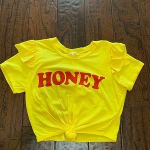 Honey Cropped Tee